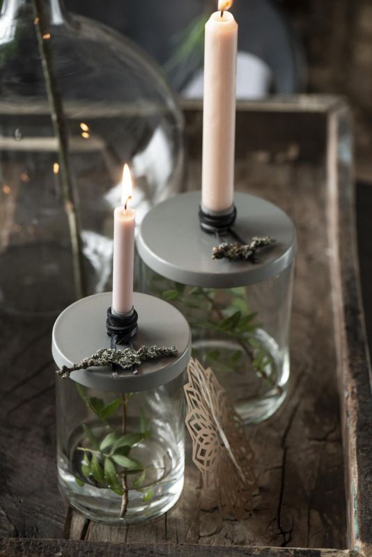 Kertelys 10 stk - 10 cm - Malva | IB Laursen