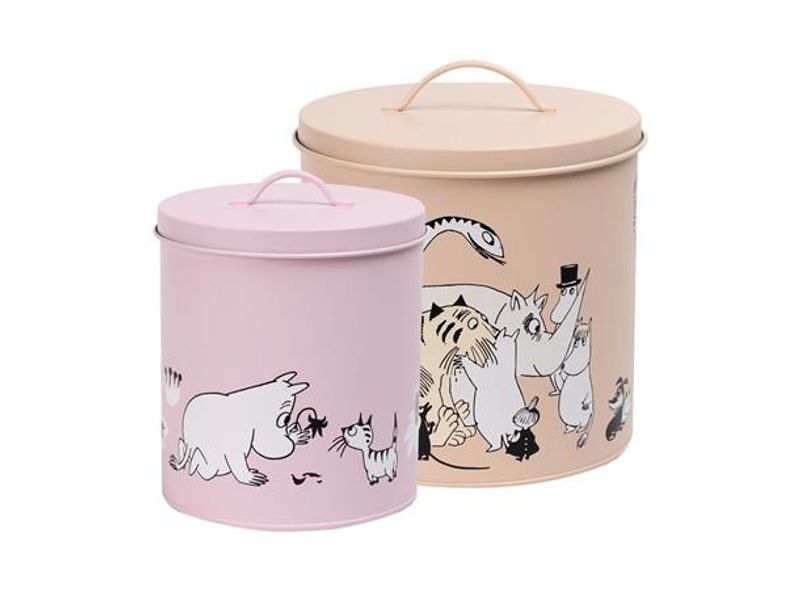 Oppvaringsboks til fôr rosa | Moomin