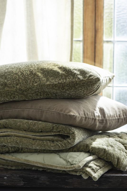 Putetrekk i Lin - Cognac | Ib Laursen