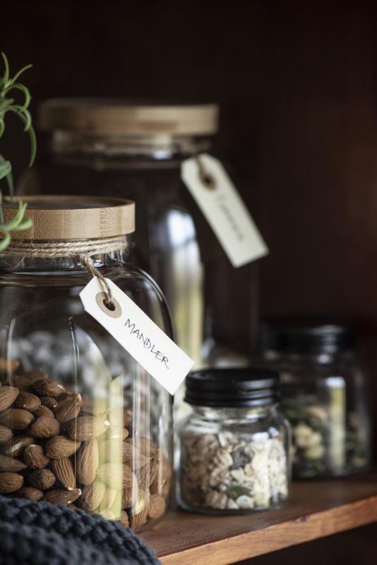 Oppbevaringskrukke med bambuslokk | IB Laursen