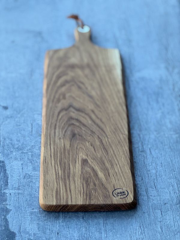 Eik skjærefjøl/tapas brett - 70 x 18cm
