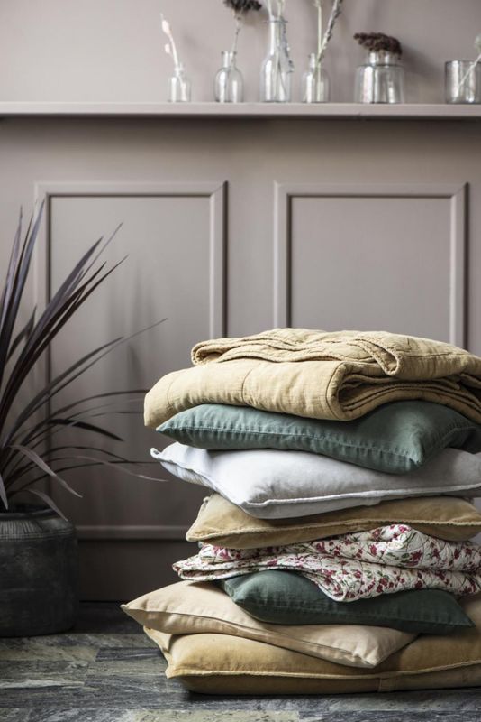 Vintage Quilt - mustard  | IB Laursen