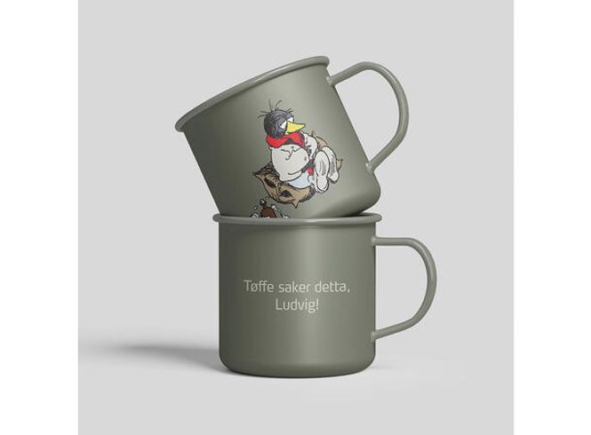 Hovedbilde Flåklypa Emaljekopp - Solan syk